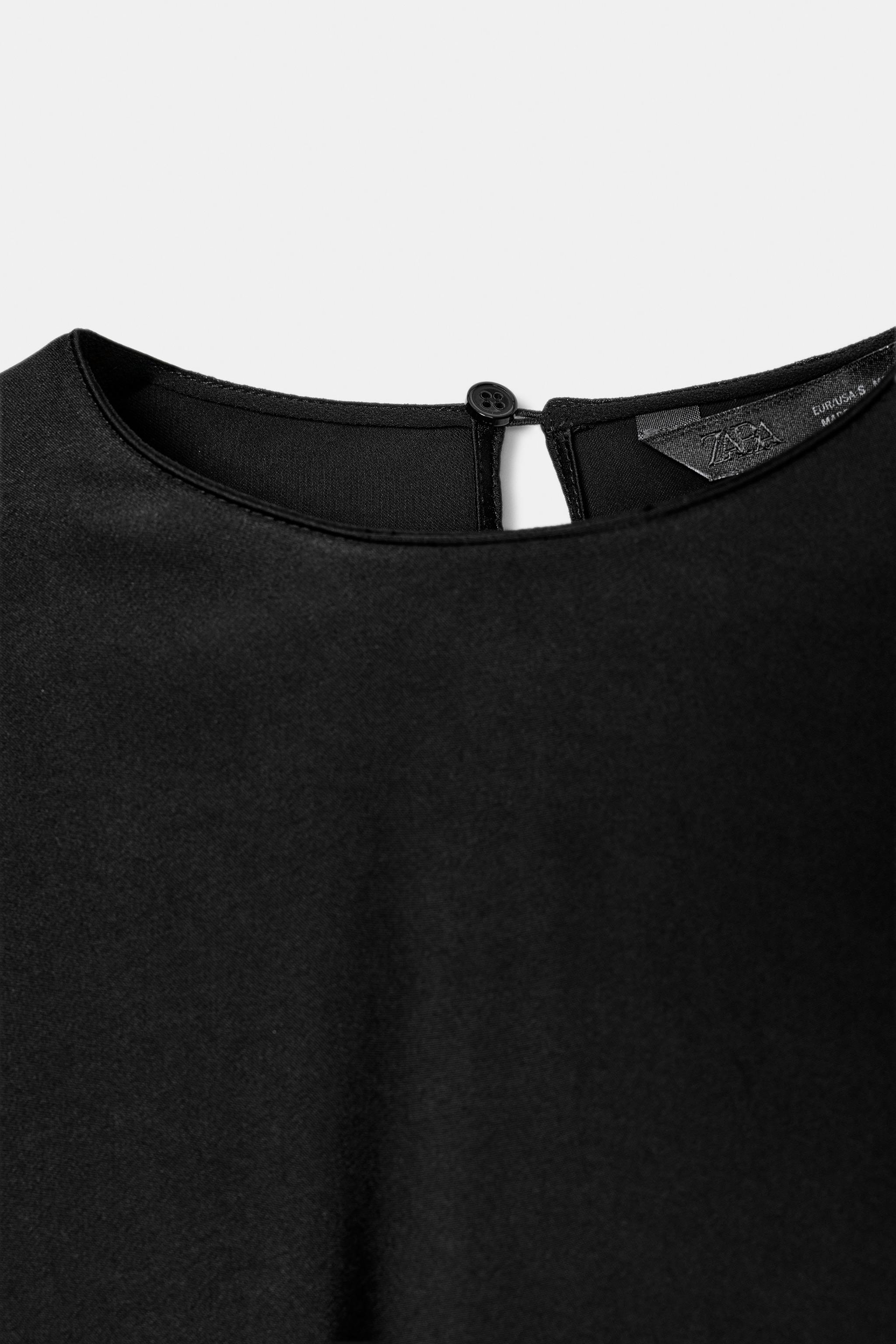 BLOUSE ASYMÉTRIQUE DENTELLE ZW COLLECTION LIMITED EDITION